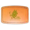 Faux Leather Engravable Patch - Curved Rectangle Thumbnail