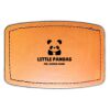 Faux Leather Engravable Patch - Curved Rectangle Thumbnail