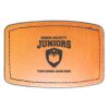 Faux Leather Engravable Patch - Curved Rectangle Thumbnail
