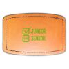 Faux Leather Engravable Patch - Curved Rectangle Thumbnail
