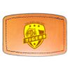 Faux Leather Engravable Patch - Curved Rectangle Thumbnail