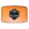 Faux Leather Engravable Patch - Curved Rectangle Thumbnail