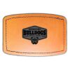 Faux Leather Engravable Patch - Curved Rectangle Thumbnail