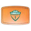 Faux Leather Engravable Patch - Curved Rectangle Thumbnail