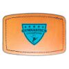 Faux Leather Engravable Patch - Curved Rectangle Thumbnail