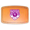 Faux Leather Engravable Patch - Curved Rectangle Thumbnail
