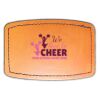 Faux Leather Engravable Patch - Curved Rectangle Thumbnail