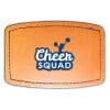 Faux Leather Engravable Patch - Curved Rectangle Thumbnail