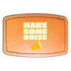 Faux Leather Engravable Patch - Curved Rectangle Thumbnail