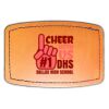 Faux Leather Engravable Patch - Curved Rectangle Thumbnail