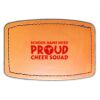Faux Leather Engravable Patch - Curved Rectangle Thumbnail