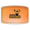Faux Leather Engravable Patch - Curved Rectangle Thumbnail