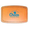 Faux Leather Engravable Patch - Curved Rectangle Thumbnail