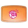 Faux Leather Engravable Patch - Curved Rectangle Thumbnail