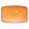 Faux Leather Engravable Patch - Curved Rectangle Thumbnail