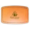 Faux Leather Engravable Patch - Curved Rectangle Thumbnail