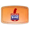 Faux Leather Engravable Patch - Curved Rectangle Thumbnail