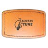 Faux Leather Engravable Patch - Curved Rectangle Thumbnail