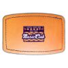 Faux Leather Engravable Patch - Curved Rectangle Thumbnail