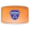 Faux Leather Engravable Patch - Curved Rectangle Thumbnail