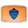 Faux Leather Engravable Patch - Curved Rectangle Thumbnail