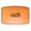 Faux Leather Engravable Patch - Curved Rectangle Thumbnail