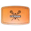 Faux Leather Engravable Patch - Curved Rectangle Thumbnail