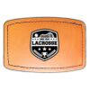 Faux Leather Engravable Patch - Curved Rectangle Thumbnail