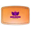 Faux Leather Engravable Patch - Curved Rectangle Thumbnail
