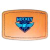 Faux Leather Engravable Patch - Curved Rectangle Thumbnail