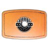 Faux Leather Engravable Patch - Curved Rectangle Thumbnail