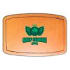 Faux Leather Engravable Patch - Curved Rectangle Thumbnail
