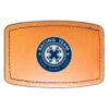 Faux Leather Engravable Patch - Curved Rectangle Thumbnail