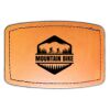 Faux Leather Engravable Patch - Curved Rectangle Thumbnail