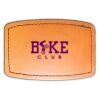 Faux Leather Engravable Patch - Curved Rectangle Thumbnail