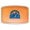 Faux Leather Engravable Patch - Curved Rectangle Thumbnail
