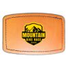 Faux Leather Engravable Patch - Curved Rectangle Thumbnail