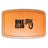 Faux Leather Engravable Patch - Curved Rectangle Thumbnail