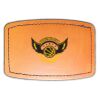 Faux Leather Engravable Patch - Curved Rectangle Thumbnail