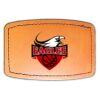 Faux Leather Engravable Patch - Curved Rectangle Thumbnail