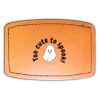 Faux Leather Engravable Patch - Curved Rectangle Thumbnail