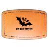 Faux Leather Engravable Patch - Curved Rectangle Thumbnail
