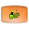 Faux Leather Engravable Patch - Curved Rectangle Thumbnail