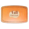 Faux Leather Engravable Patch - Curved Rectangle Thumbnail