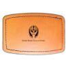 Faux Leather Engravable Patch - Curved Rectangle Thumbnail