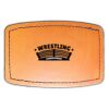 Faux Leather Engravable Patch - Curved Rectangle Thumbnail