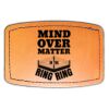 Faux Leather Engravable Patch - Curved Rectangle Thumbnail
