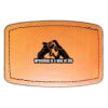 Faux Leather Engravable Patch - Curved Rectangle Thumbnail