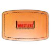 Faux Leather Engravable Patch - Curved Rectangle Thumbnail
