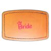 Faux Leather Engravable Patch - Curved Rectangle Thumbnail